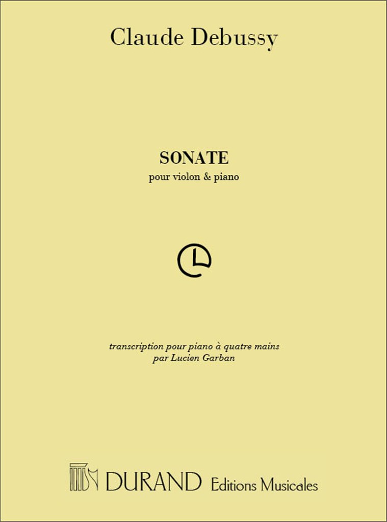 Sonate Violon Et Piano 4 Mains